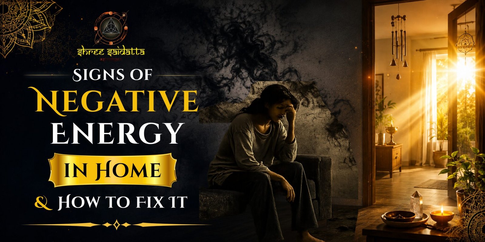Signs of Negative Energy in Home